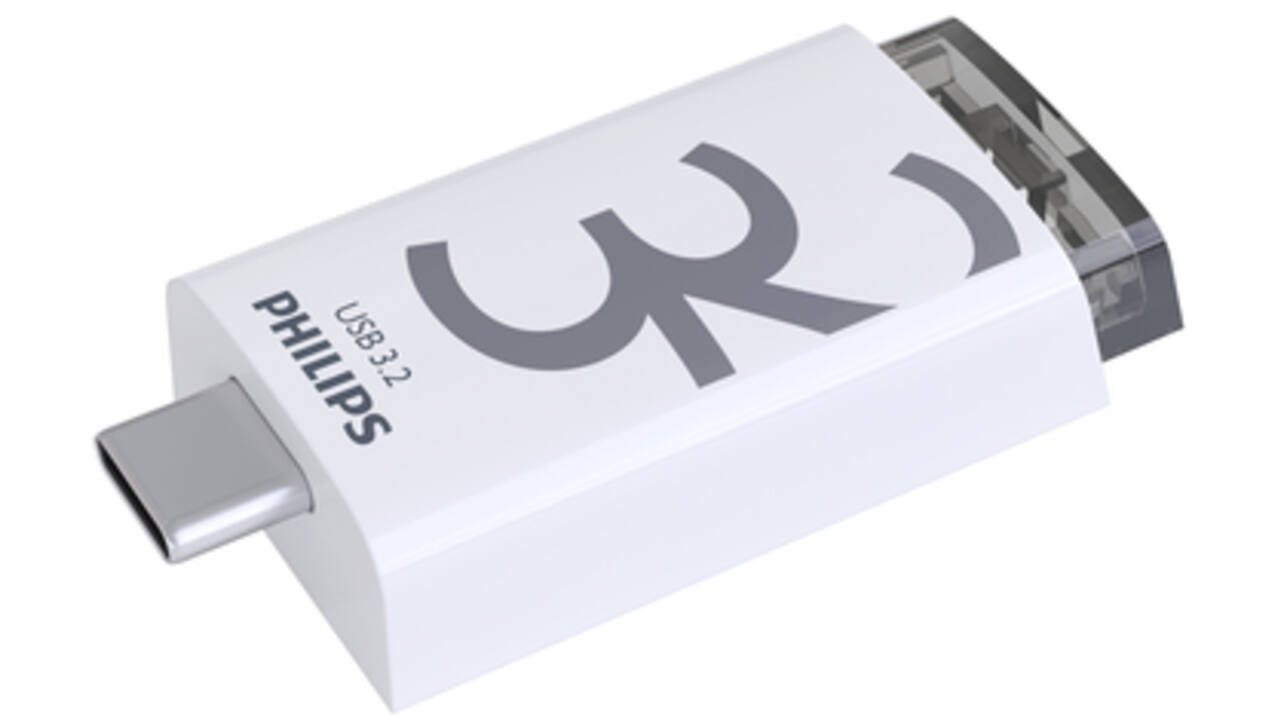 USB Stick Philips Click USB-C 32GB Shadow Grey