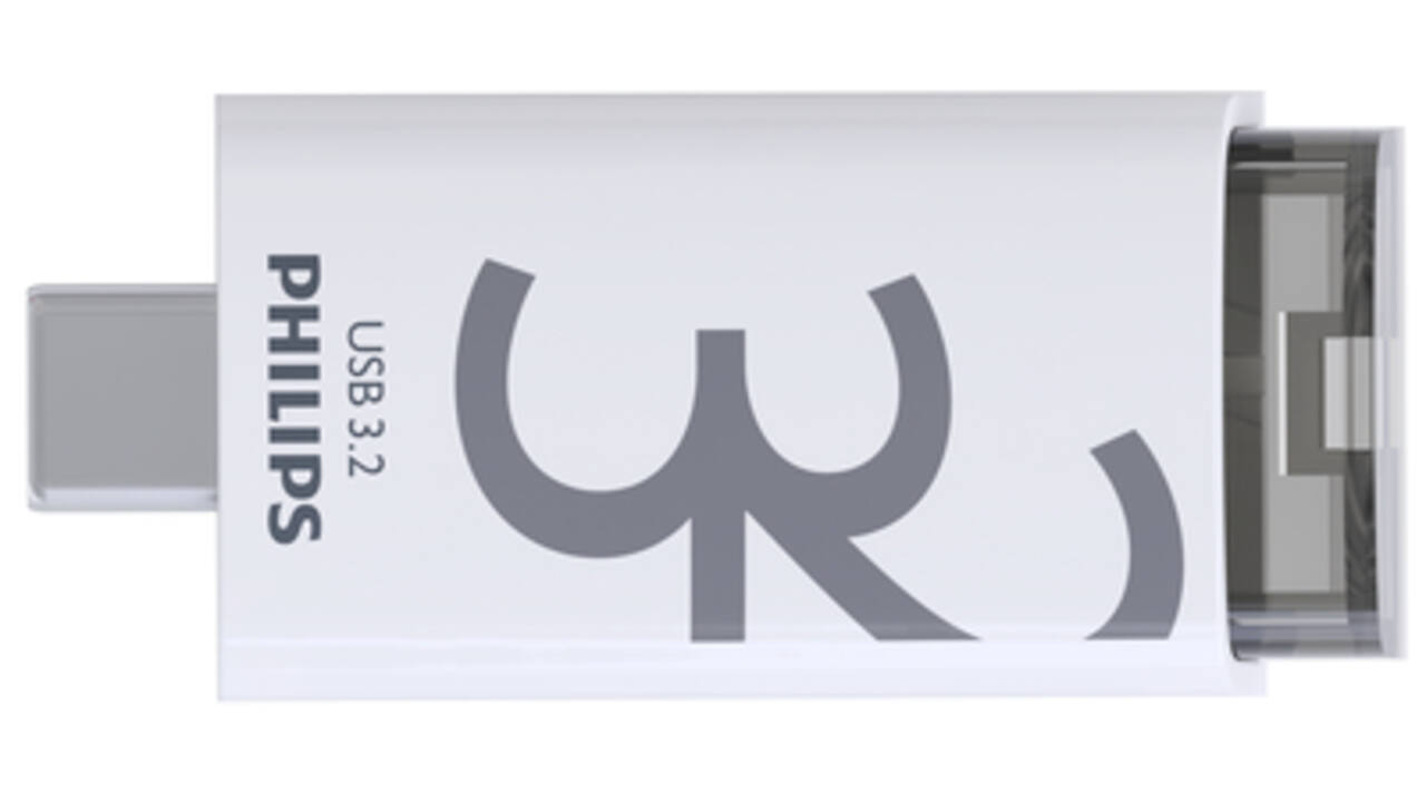 USB Stick Philips Click USB-C 32GB Shadow Grey
