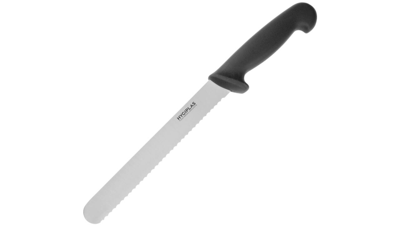 Broodmes Hygiplas 205 mm zwart