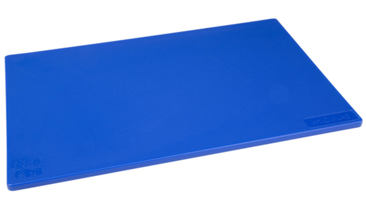Snijplank Hygiplas LDPE 450x300x10 mm blauw