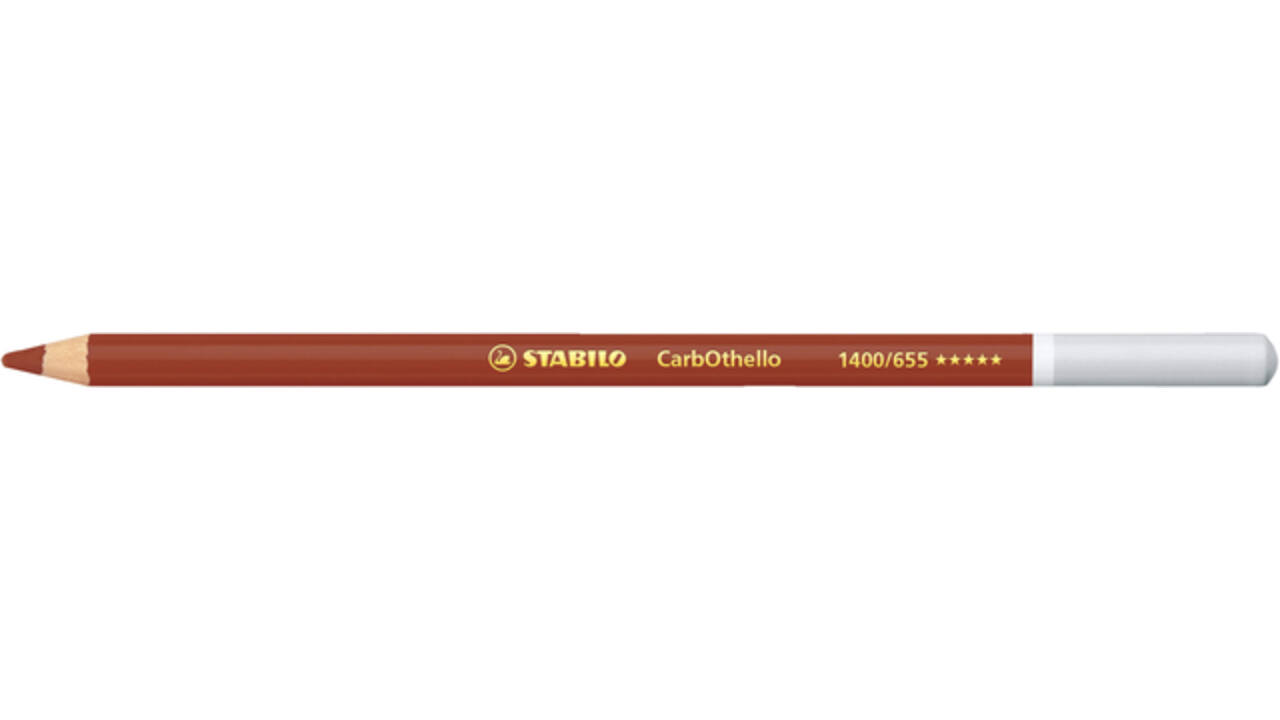 Kleurpotloden STABILO CarbOthello kalkpastel donker Engels rood
