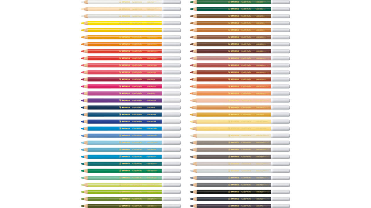 Kleurpotloden STABILO CarbOthello kalkpastel gebrand sienna
