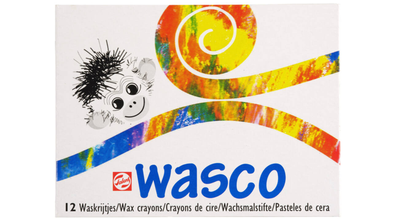 Waskrijt Talens Wasco set á 12 kleuren