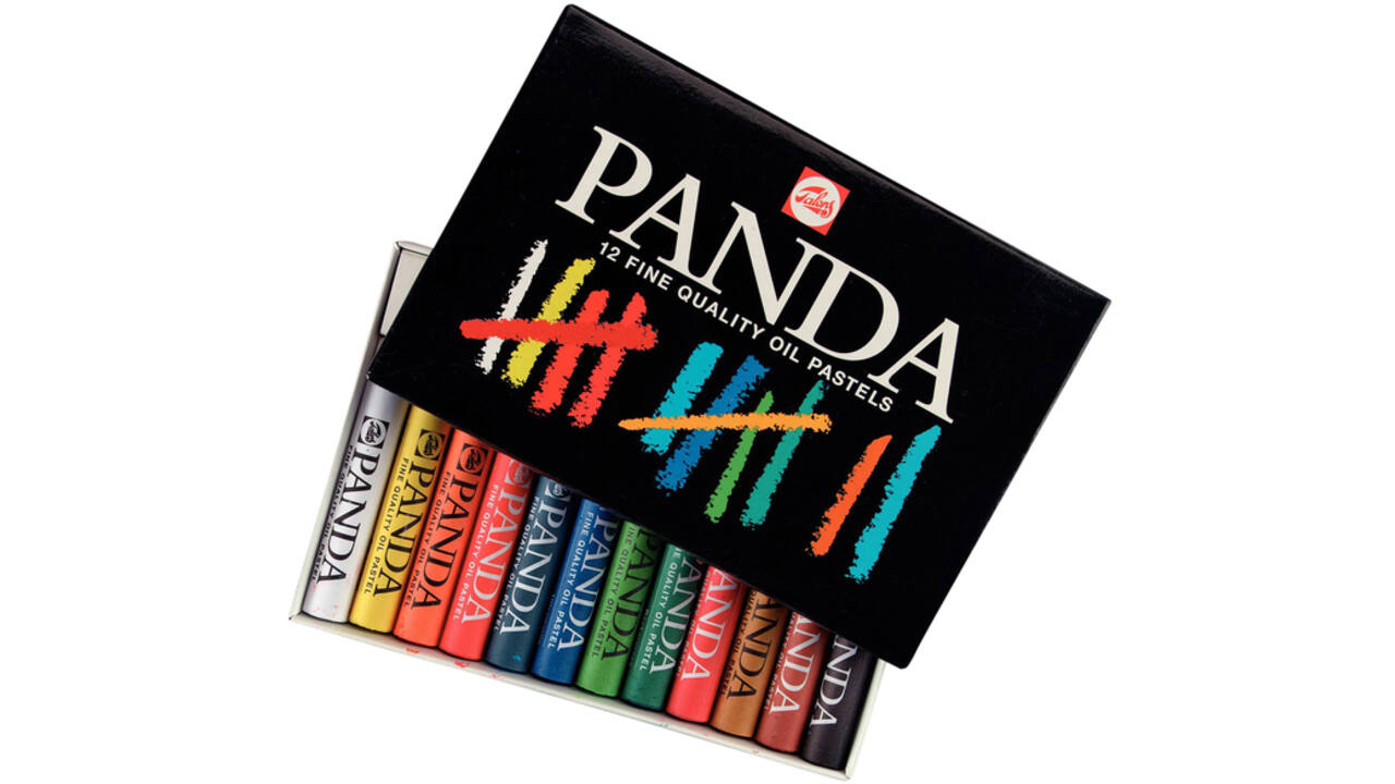 Oliepastel Talens Panda set á 12 kleuren