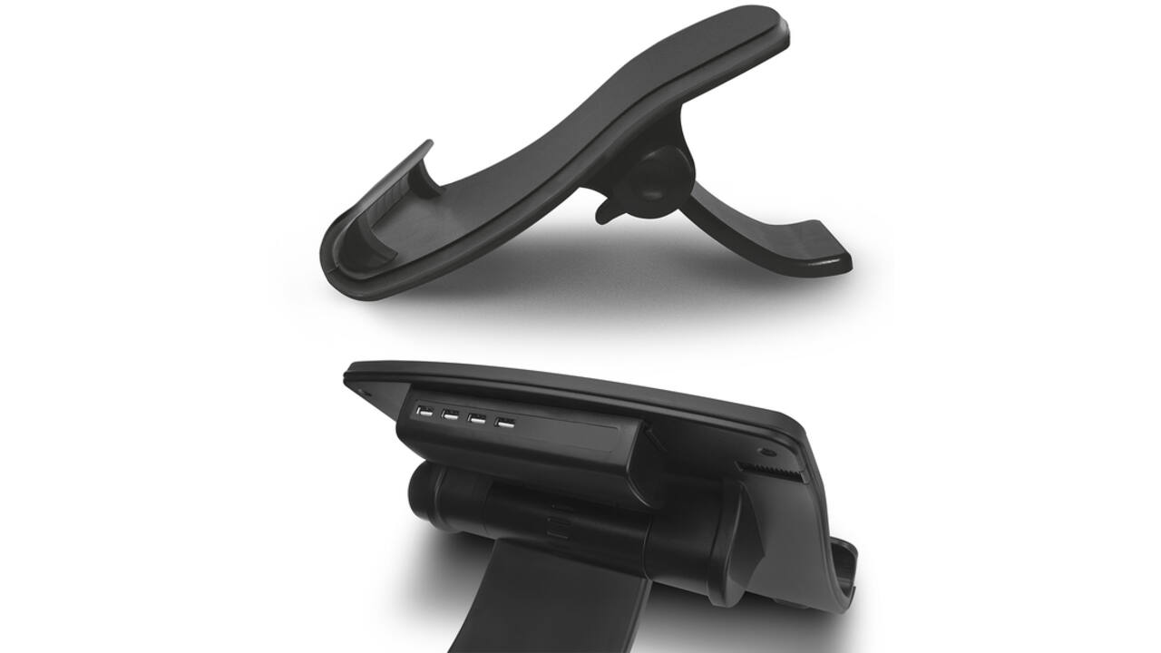 Laptopstandaard ACT 6 standen 4-p hub