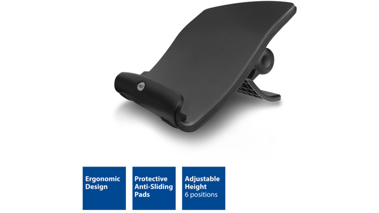 Laptopstandaard ACT 6 standen 4-p hub