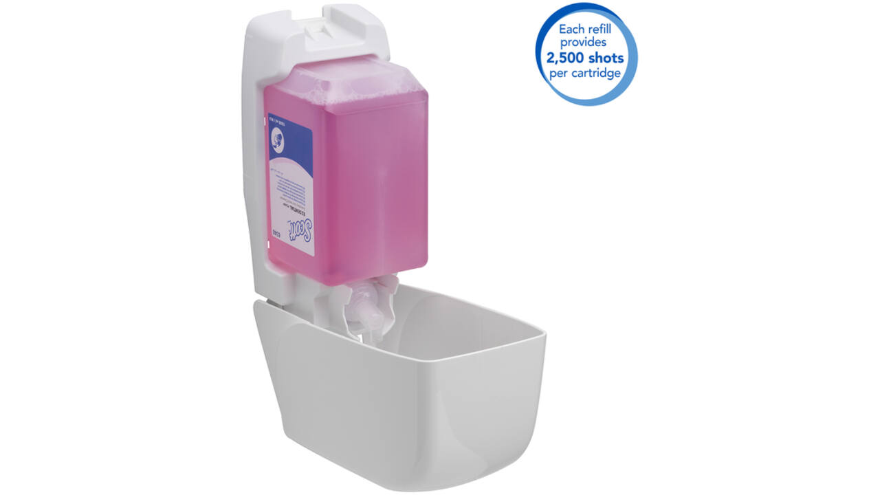 Handzeep Scott Essential foam roze 1000ml 6340