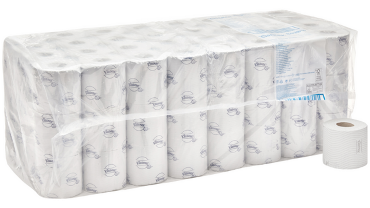 Toiletpapier Kleenex 2-laags 250vel individueel wit 8438