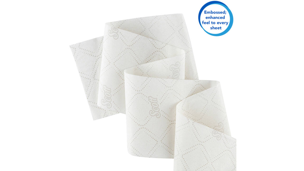 Toiletpapier Scott Essential Jumbo 2-laags 200m wit 8614