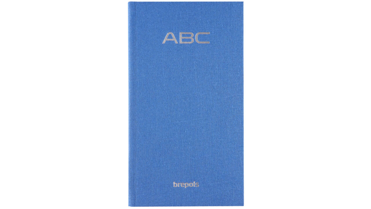 Adresboek Brepols Notaphone Nature blauw