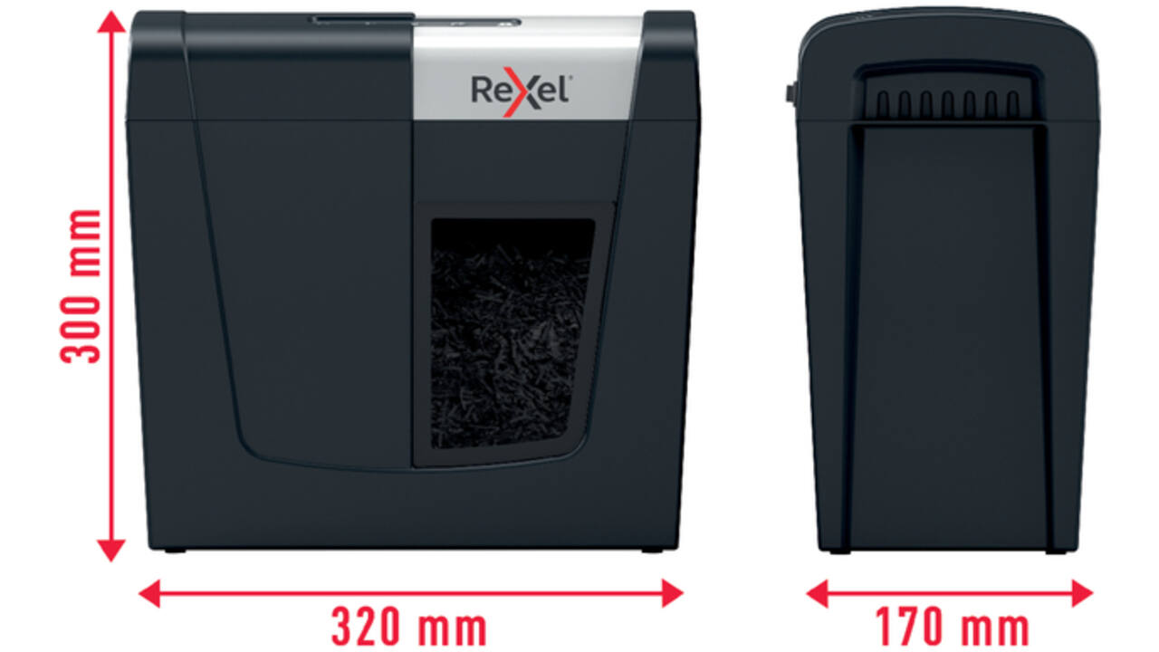 Papiervernietiger Rexel Secure MC3 P5 snippers 2x15mm