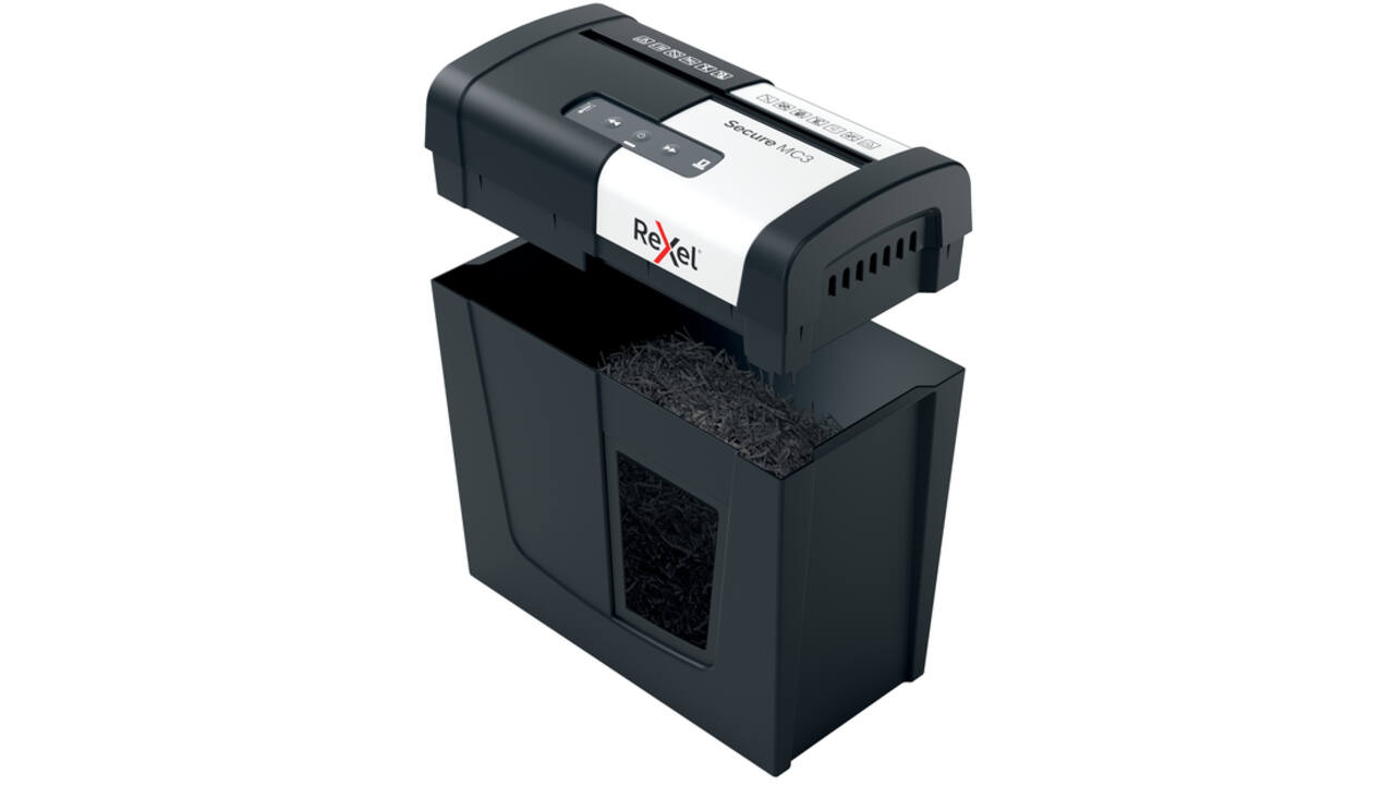 Papiervernietiger Rexel Secure MC3 P5 snippers 2x15mm