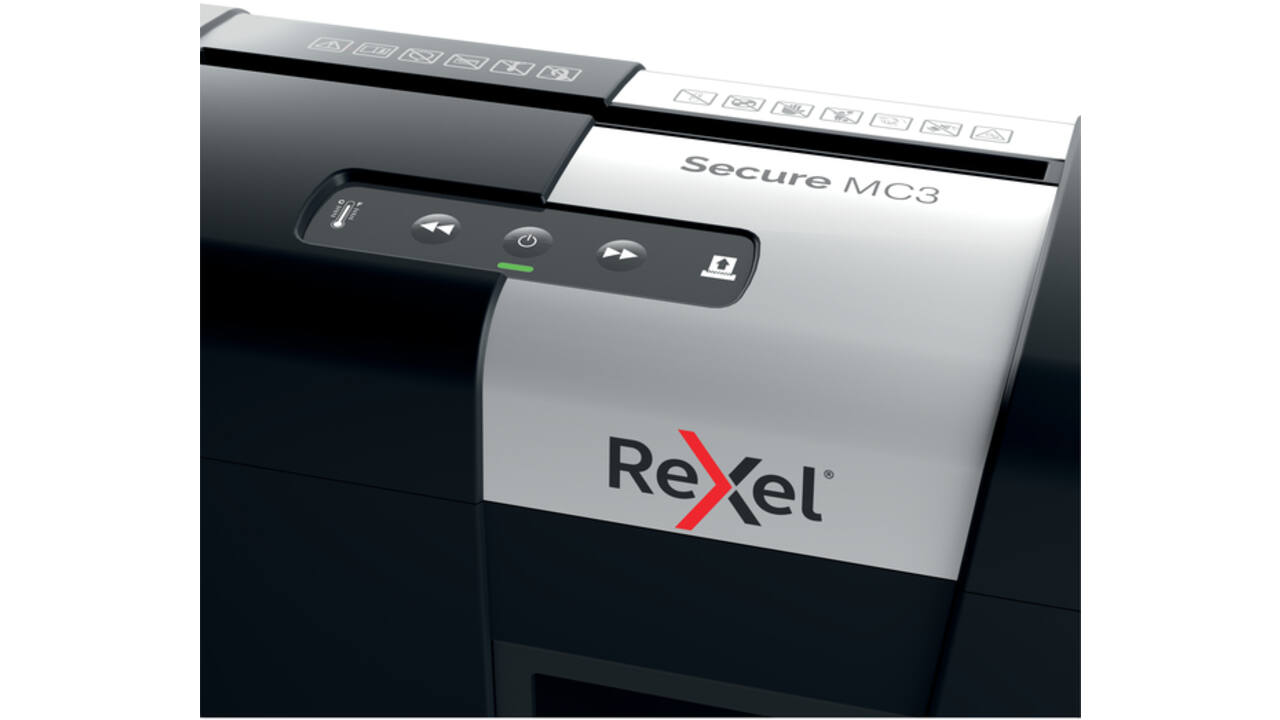 Papiervernietiger Rexel Secure MC3 P5 snippers 2x15mm