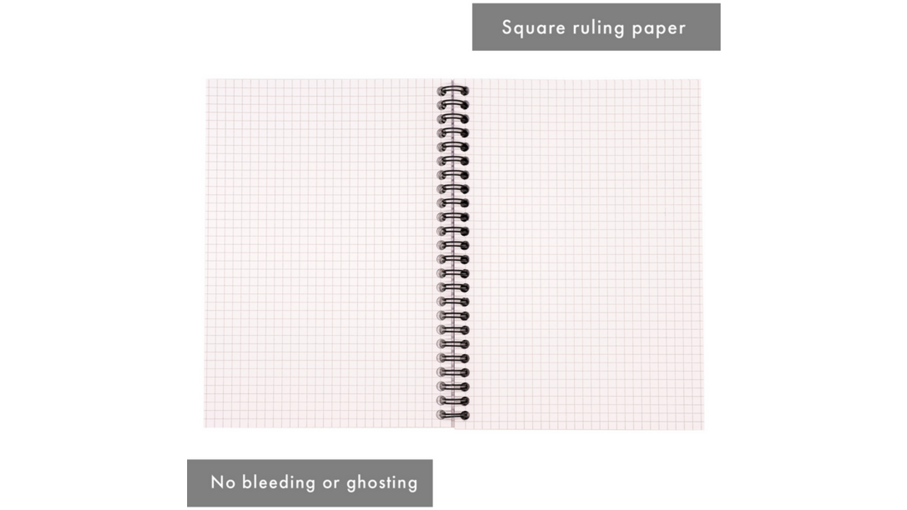 Notitieboek Pukka Jotta A5 ruit 5x5mm 200 pagina's 80gr groen