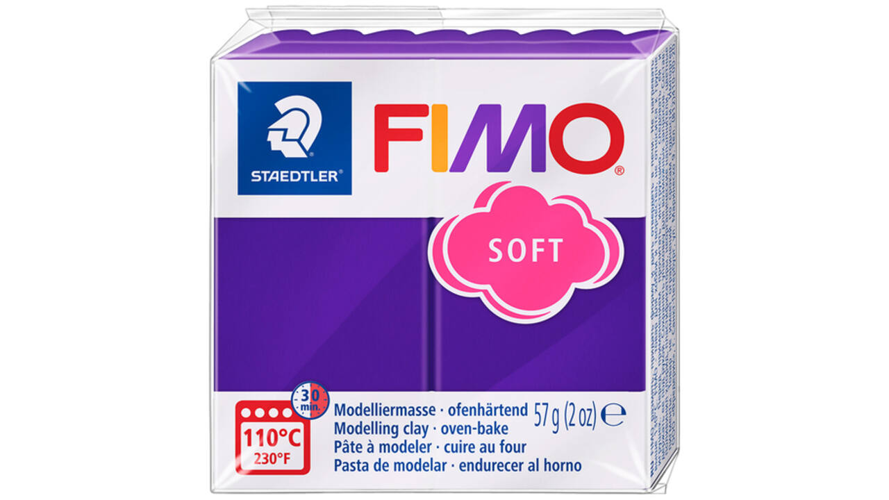 Boetseerklei Fimo soft 57 gram pruim