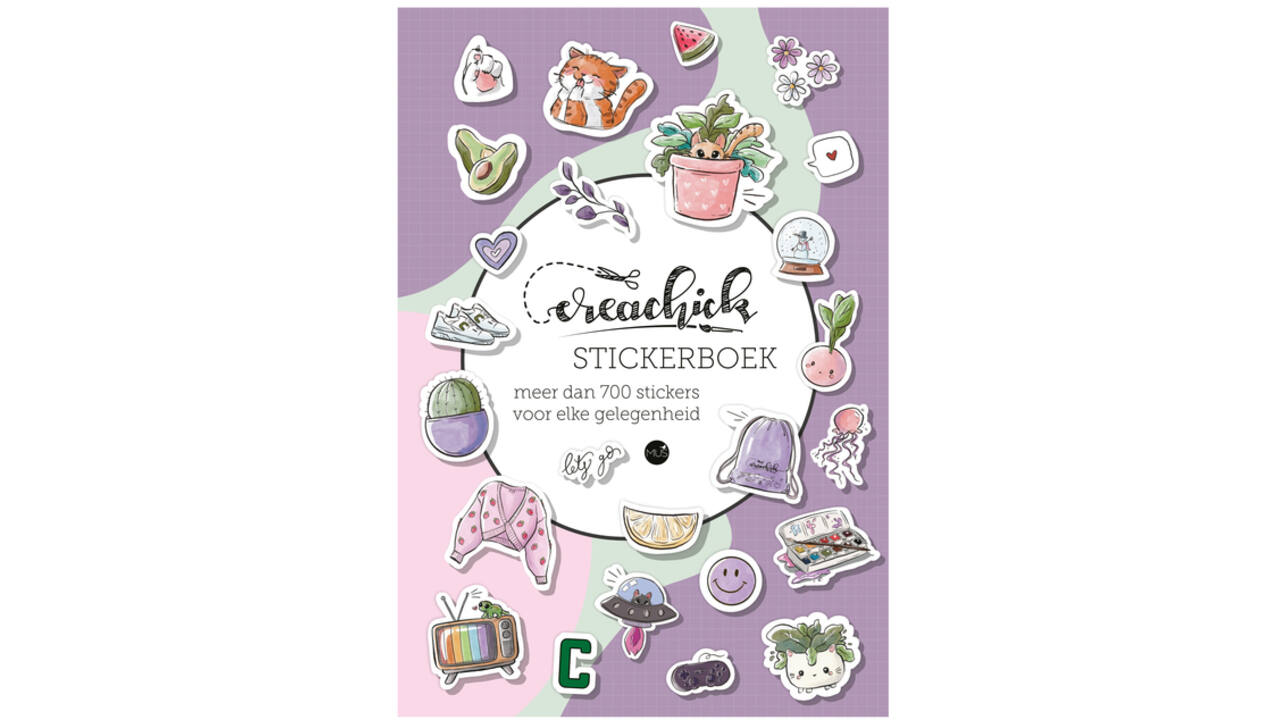 Stickerboek CreaChick A5 50 vel