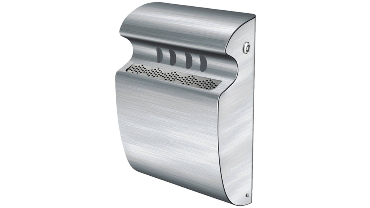 Asbak wand Vepa Bins 3 liter mat RVS