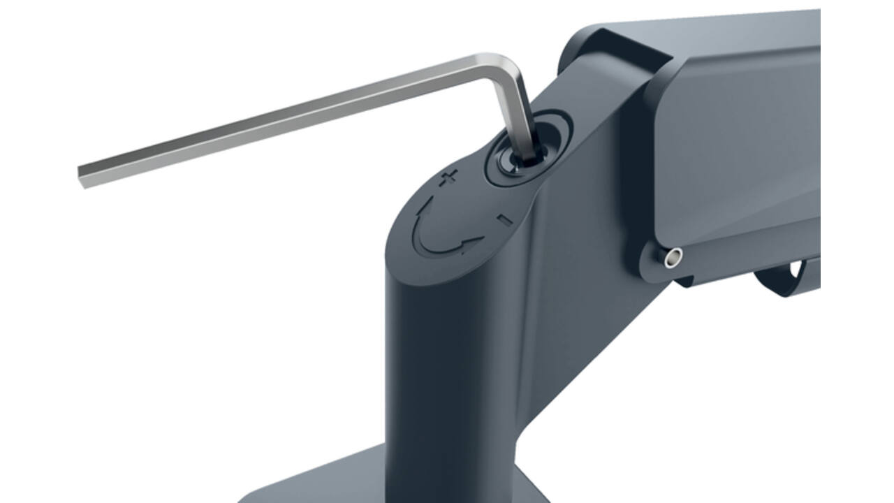 Monitorarm Leitz Ergo ruimtebesparend dubbele monitorarm