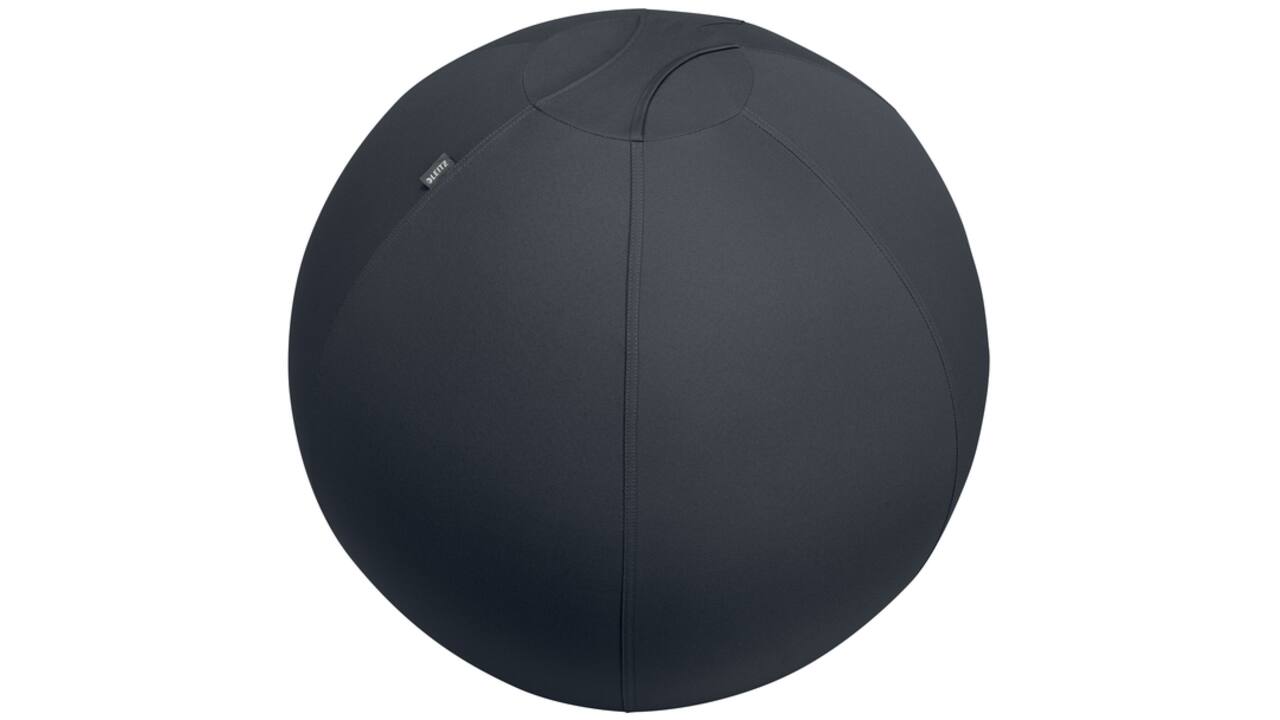 Actieve zitbal Leitz Ergo 55cm anti-rol donkergrijs