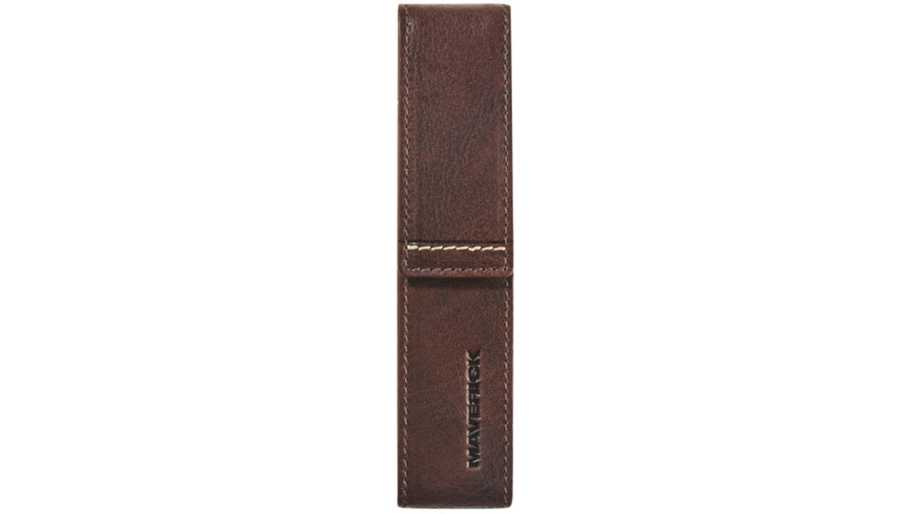 Pennenetui Maverick Rough Gear Brown 1-delig
