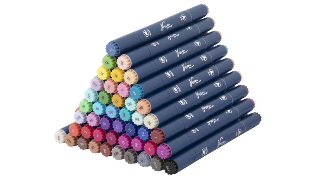 Alcoholmarkers Nassau Arts duopunt set à 48 kleuren