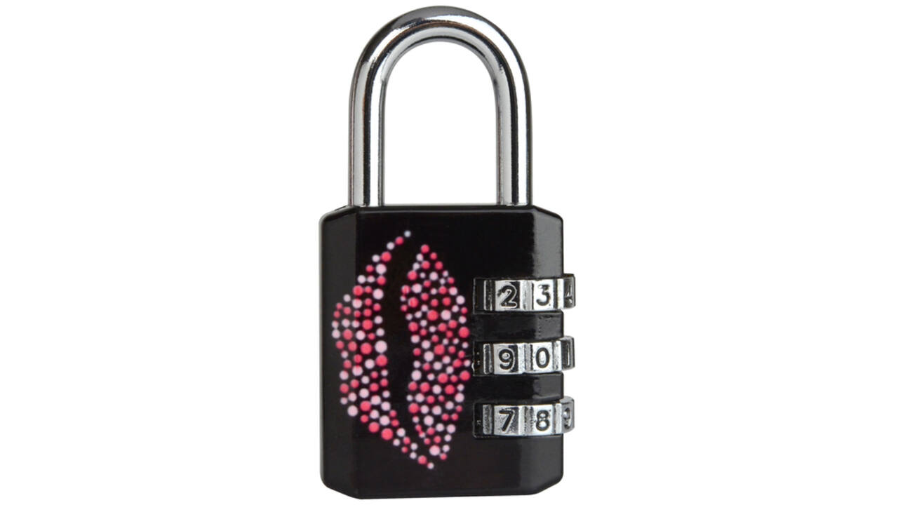 Hangslot Masterlock 3-cijfer combinatie 30mm kus patroon