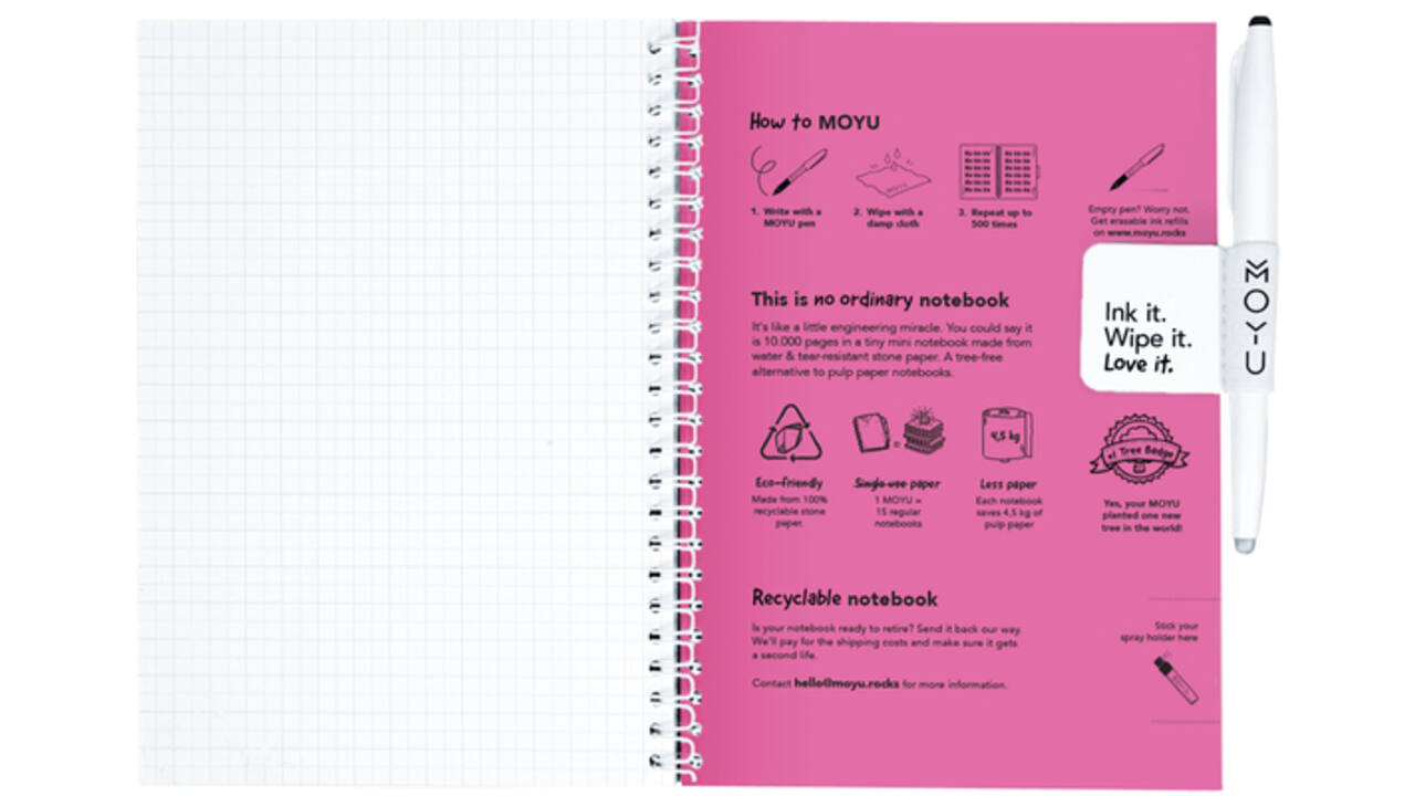 MOYU A5 Hardcover Passion Pink