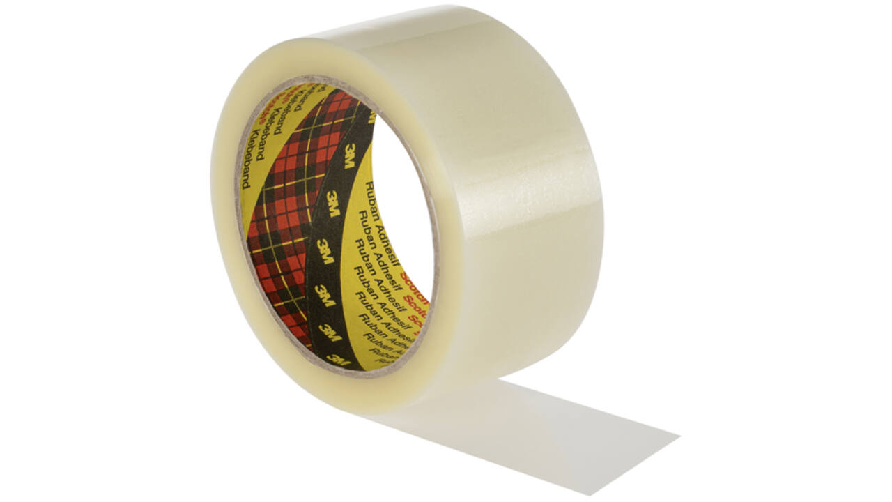 Verpakkingstape Scotch 371 48mmx66m transparant PP