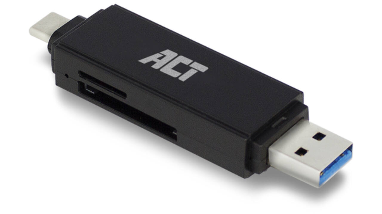 Kaartlezer ACT USB-C/USB-A 3.0