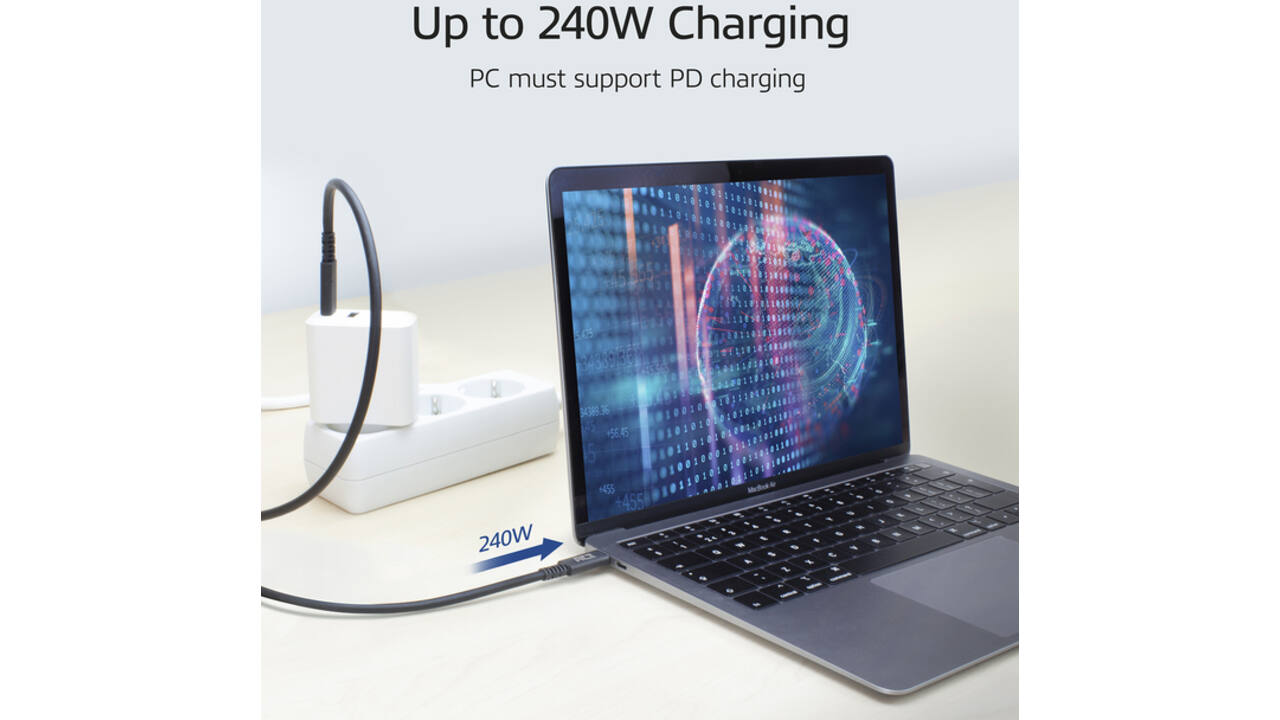 Kabel ACT USB4 40Gbps USB-C USB-IF