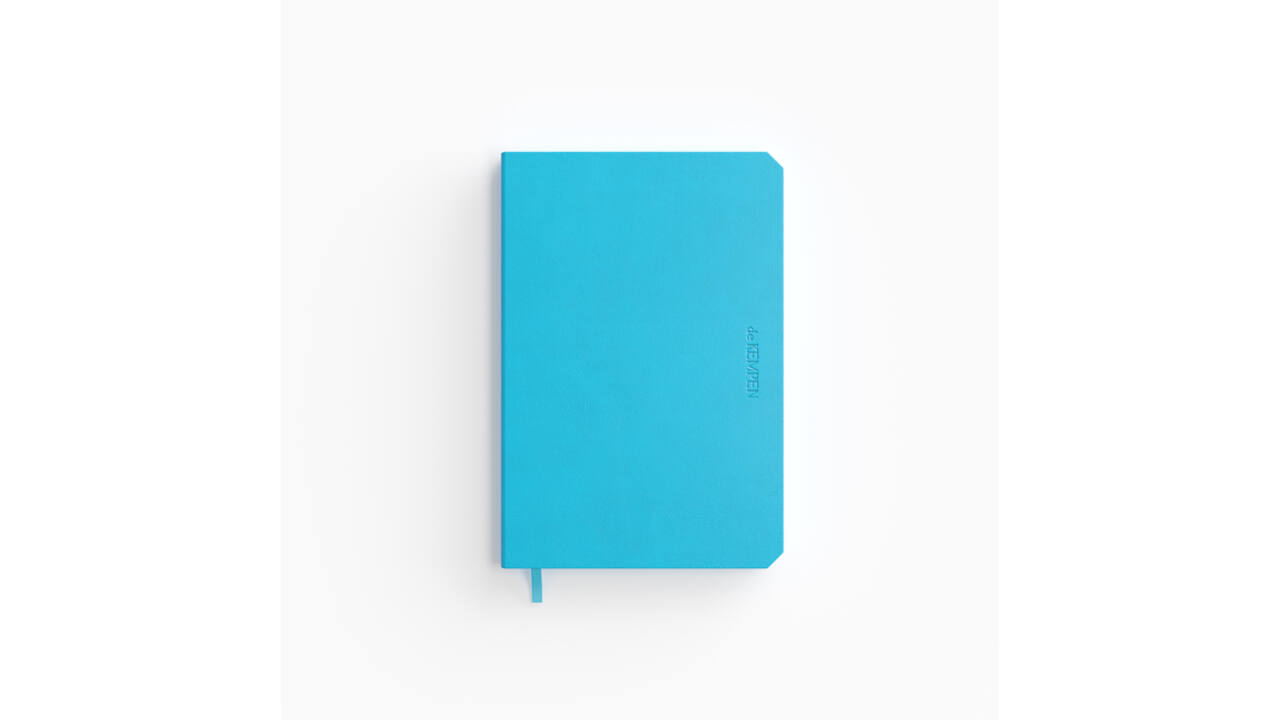 Notitieboek de KEMPEN Limitless 110x160mm blanco 160 pagina's 90gr felblauw