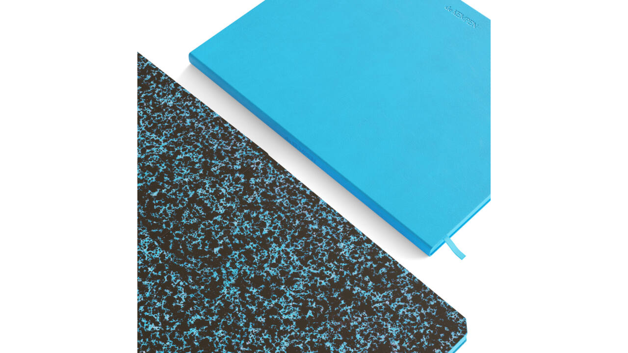 Notitieboek de KEMPEN Limitless 110x160mm blanco 160 pagina's 90gr felblauw