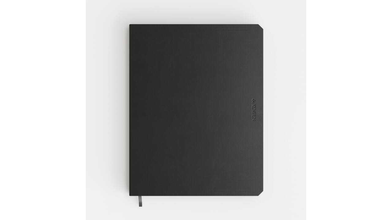 Notitieboek de KEMPEN Ashblack 171x220mm lijn 192 pagina's 90gr zwart