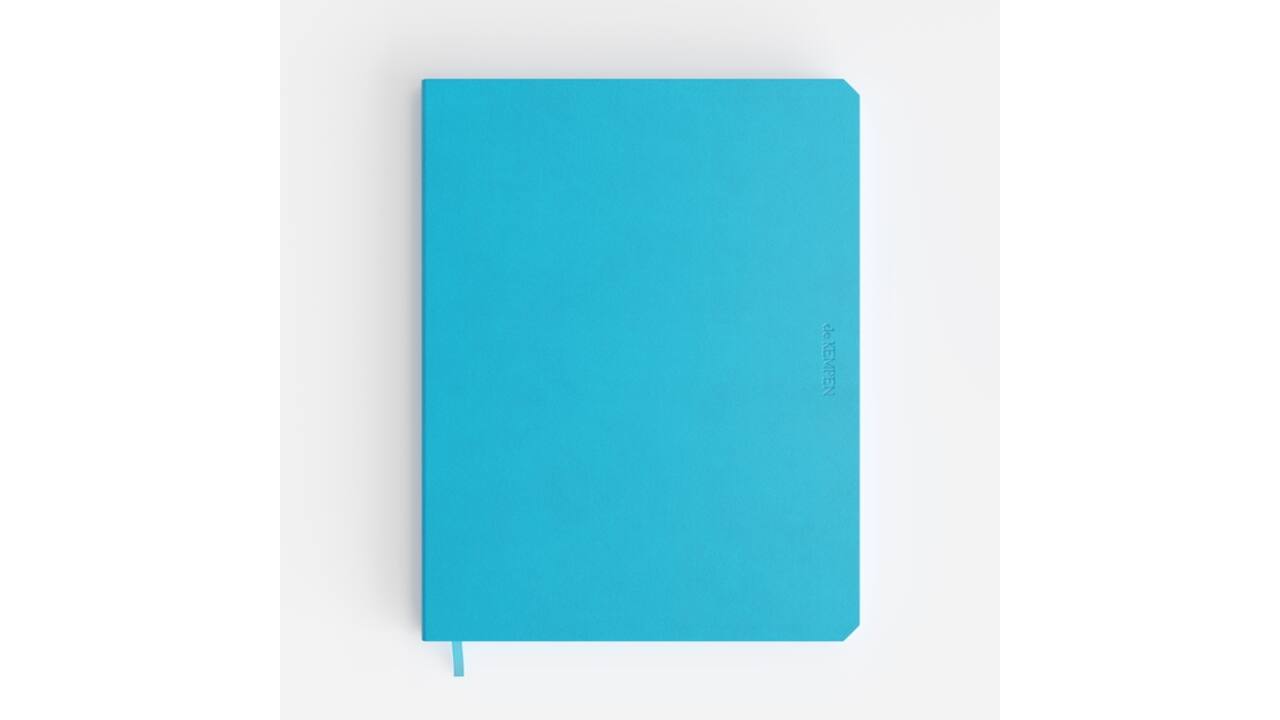 Notitieboek de KEMPEN Limitless 171x220mm blanco 192 pagina's 90gr felblauw