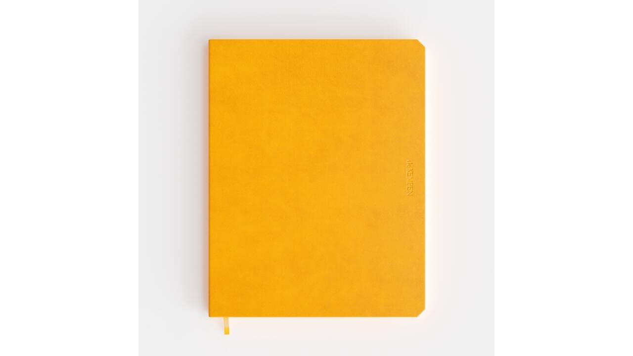 Notitieboek de KEMPEN Independent 171x220mm blanco 192 pagina's 90gr geel