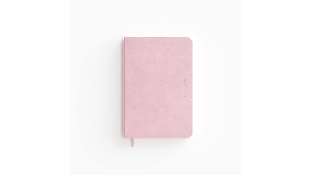 Notitieboek de KEMPEN Brut 110x160mm lijn 160 pagina's 90gr roze