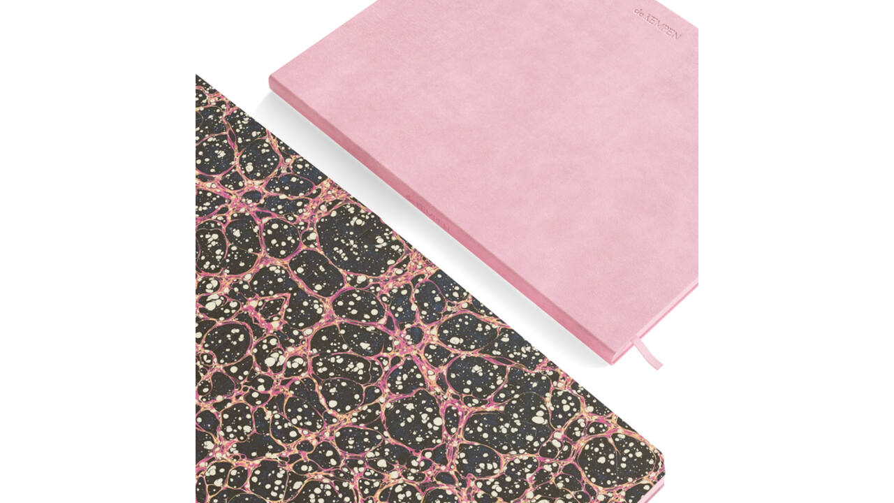 Notitieboek de KEMPEN Brut 110x160mm lijn 160 pagina's 90gr roze
