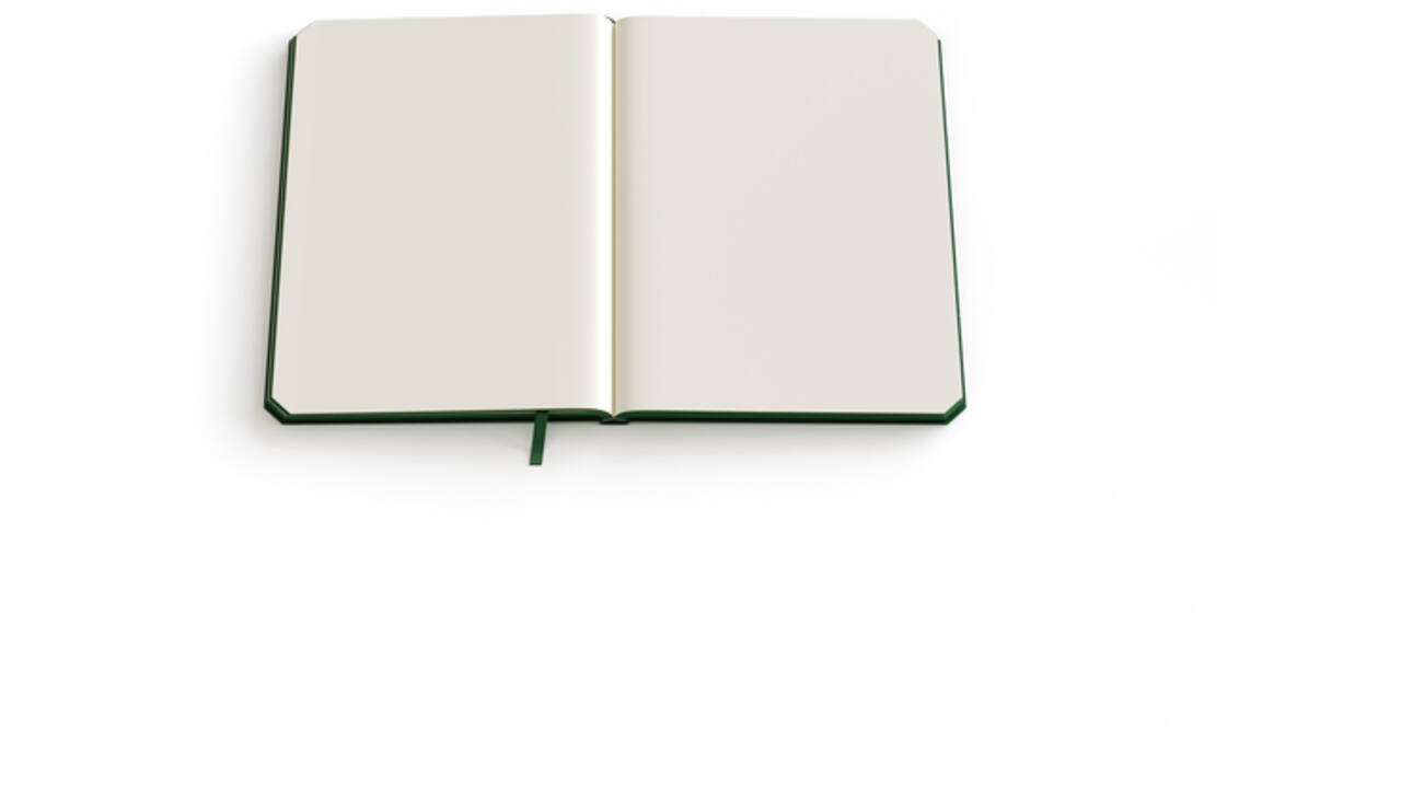 Notitieboek de KEMPEN Origin 110x160mm blanco 160 pagina's 90gr groen
