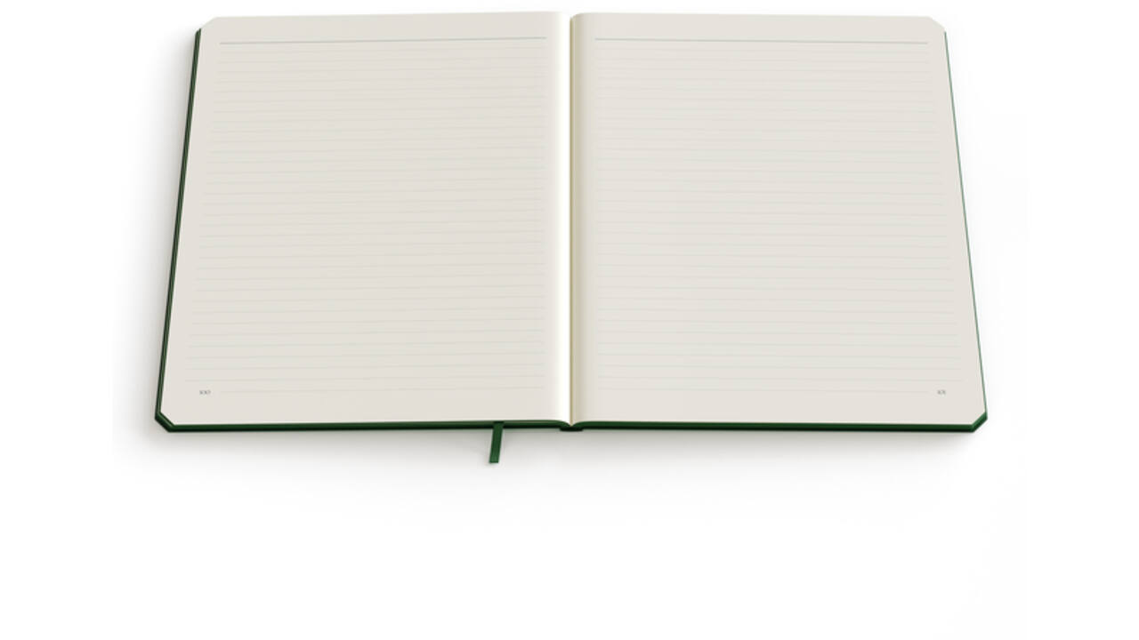 Notitieboek de KEMPEN Silence 171x220mm lijn 192 pagina's 90gr donkerblauw