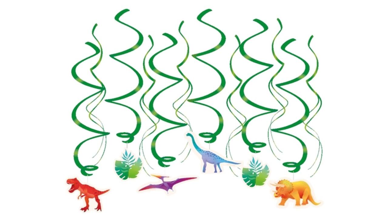 Swirl decorations Dino