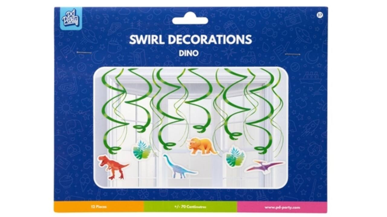 Swirl decorations Dino