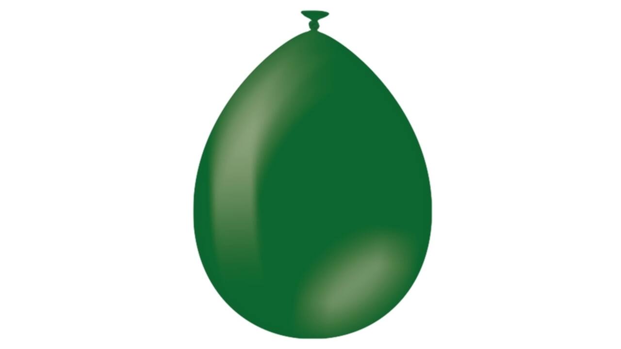 Balloons 25 pcs. Forest green