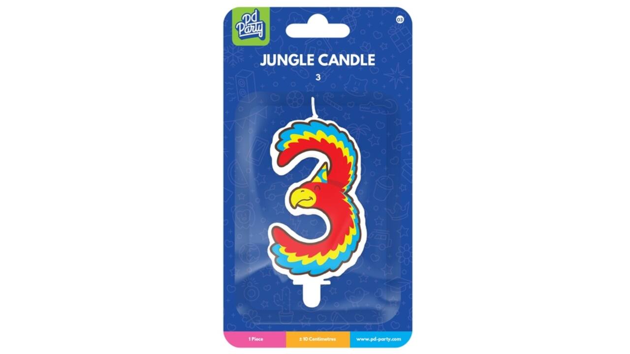 Jungle candle 3 Parrot