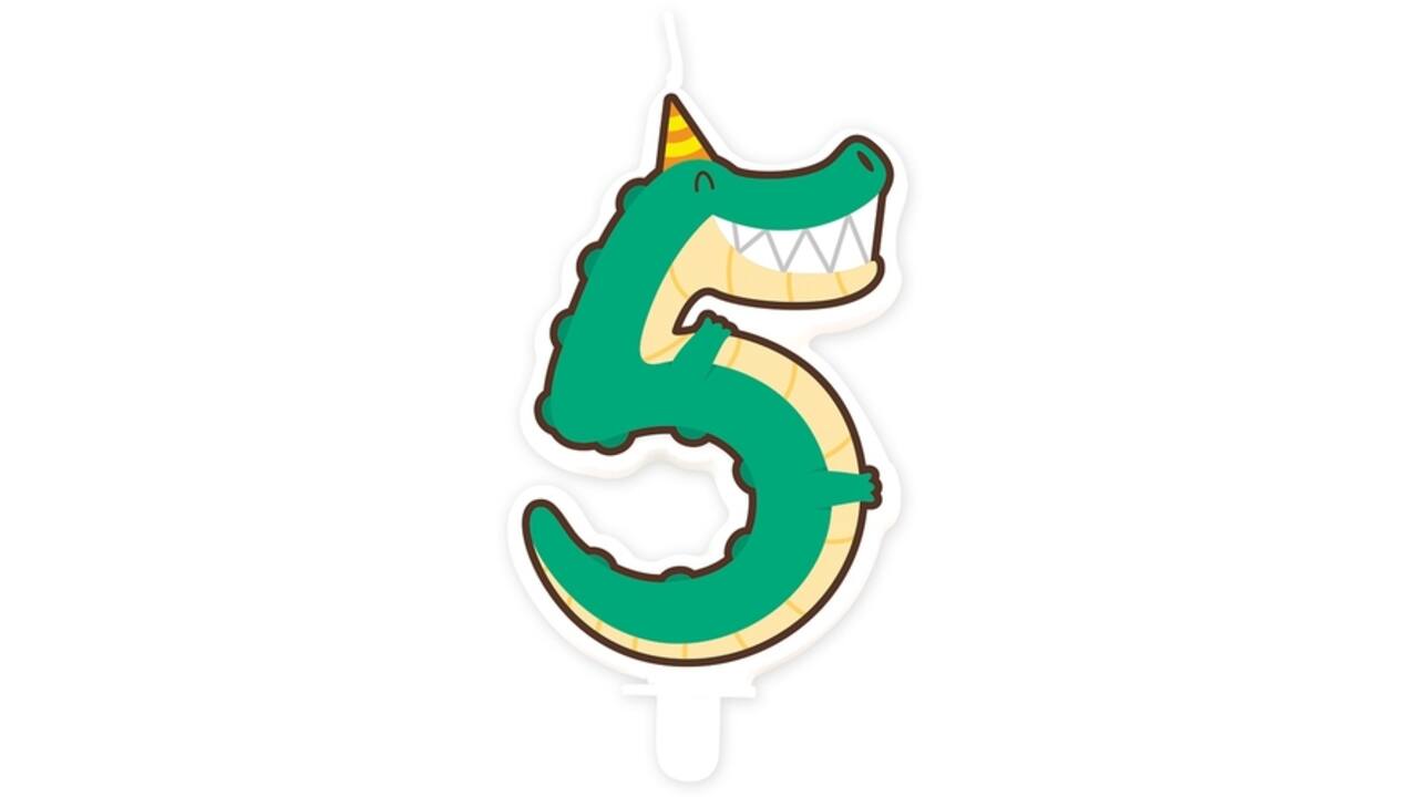 Jungle candle 5 Crocodile