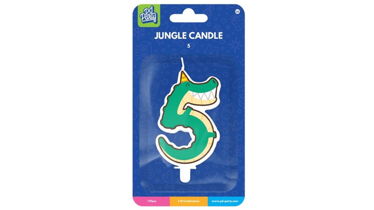 Jungle candle 5 Crocodile