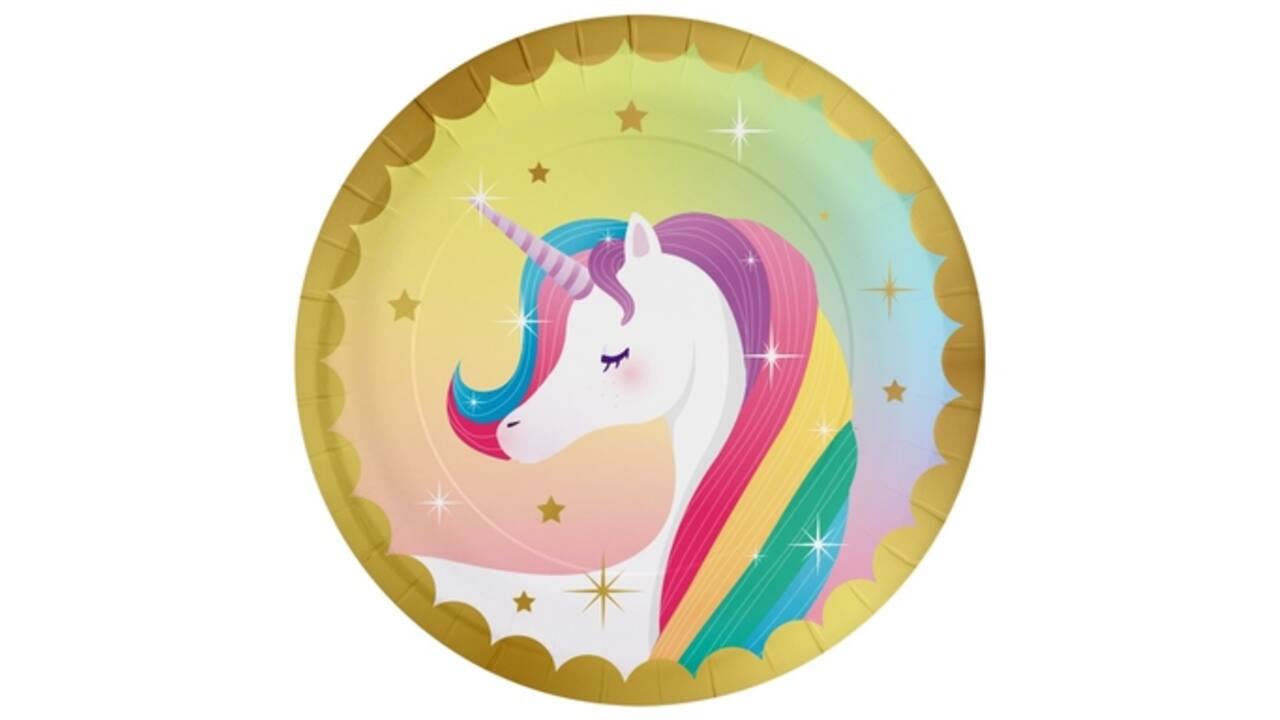 Plates Unicorn