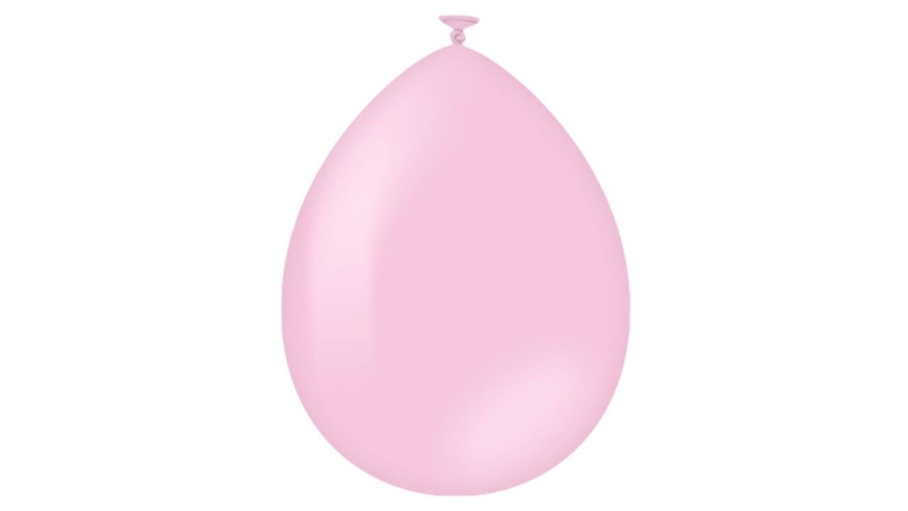 Balloons 25 pcs. Baby pink