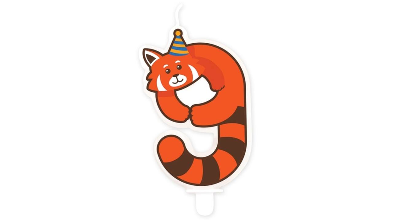 Jungle candle 9 Red Panda