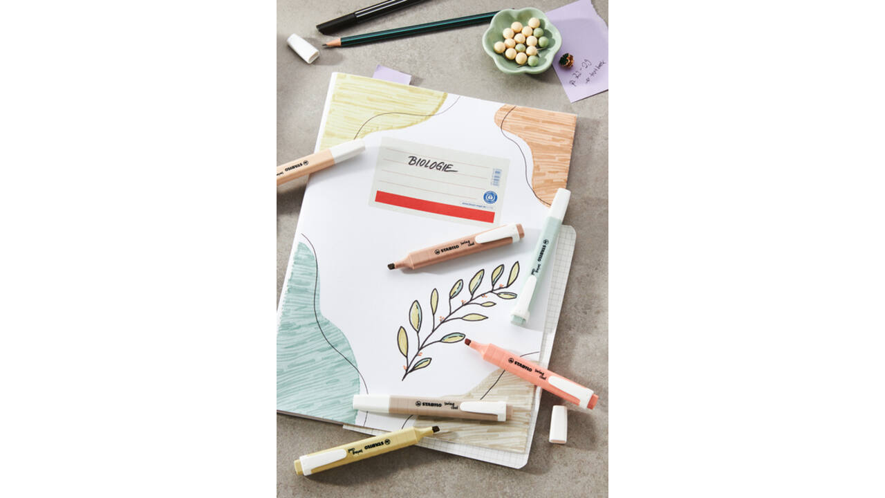 Markeerstift STABILO Swing cool nature colors aardegroen