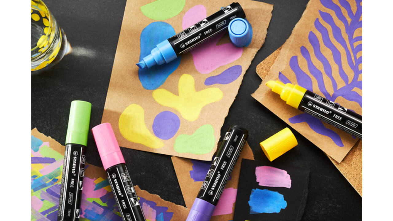Acrylmarker STABILO Free Acrylic T800C wit